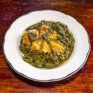 Chicken Saag Lunch