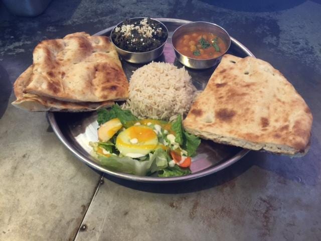 Palak Paneer Lunch